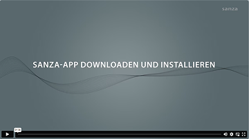 Titelbild „Sanza-App downloaden und installieren“